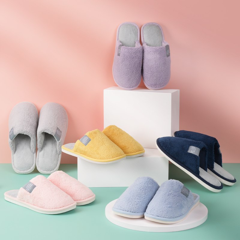 9.9元【天猫超市包邮】情侣居家秋冬毛绒保暖棉拖鞋(q3OcXsvnr3s)/