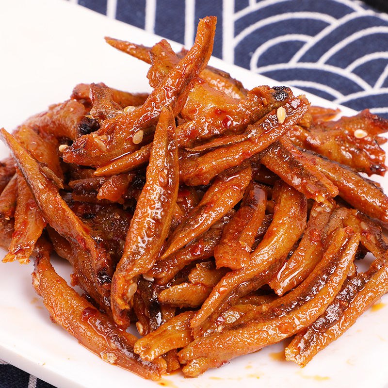 香辣小鱼仔零食20-50包麻辣小鱼干小吃湖南特产网红休闲零食9.9元