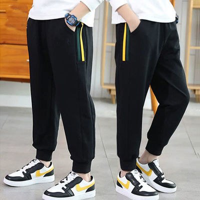 男童运动休闲长裤2020秋冬新款宝宝休闲裤时尚韩版百搭潮裤儿童裤【9月5日发完】，7.9元