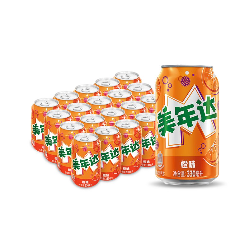 百事可乐 美年达330ml*20罐