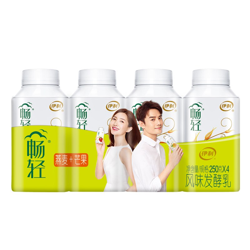 伊利 畅轻 燕麦+芒果口味 250g*4 酸奶酸牛奶风味发酵乳