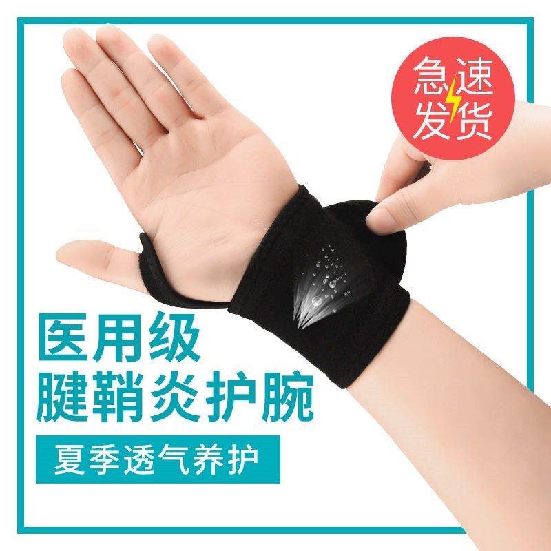 医用腱鞘护腕男女运动训练腕带扭伤护手腕防护固定夏薄款透气，2.8元