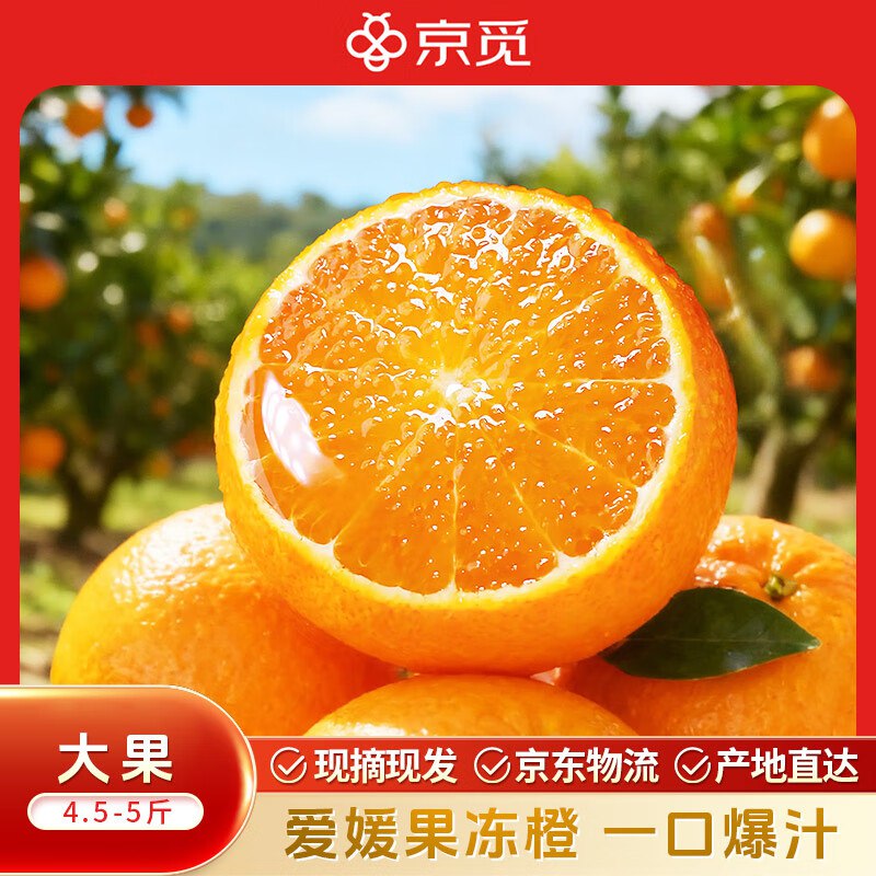 自营京觅 爱媛38号果冻橙 5-5.5斤
