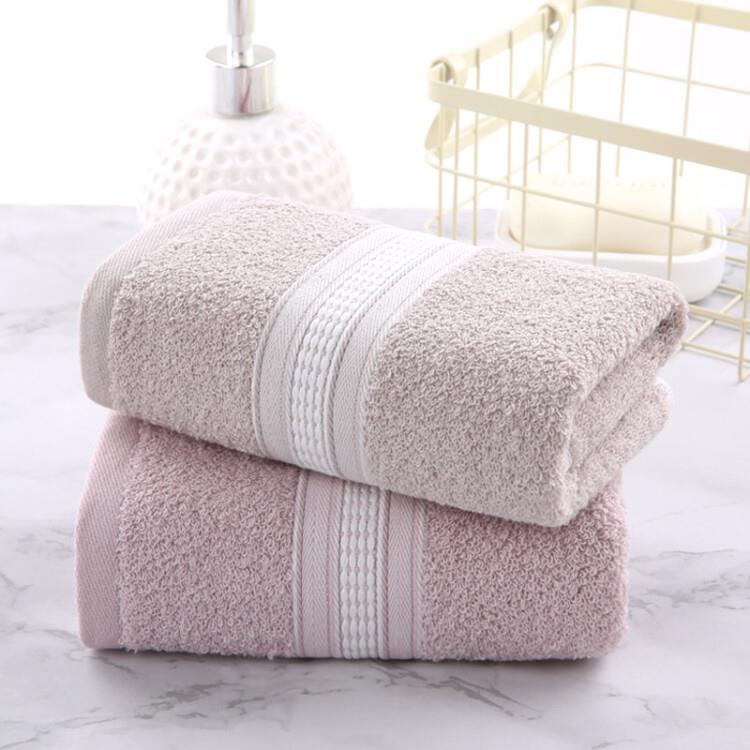 金号纯棉提缎柔软吸水洗脸巾2条装