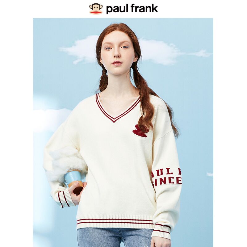 0点后下单 先领券89元【paulfrank官方旗舰店】大嘴猴新款韩版ins风毛衣女(IrCyXr0QUhT)/