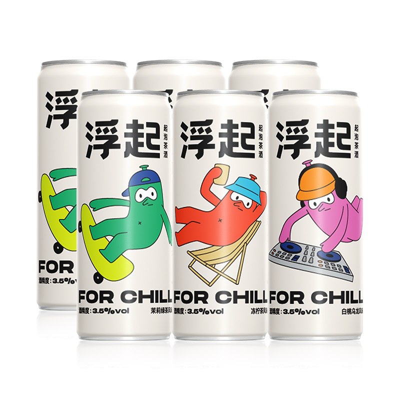 19.9元 百威浮起茶酒鸡尾酒6罐(z1732L58Ld5)/