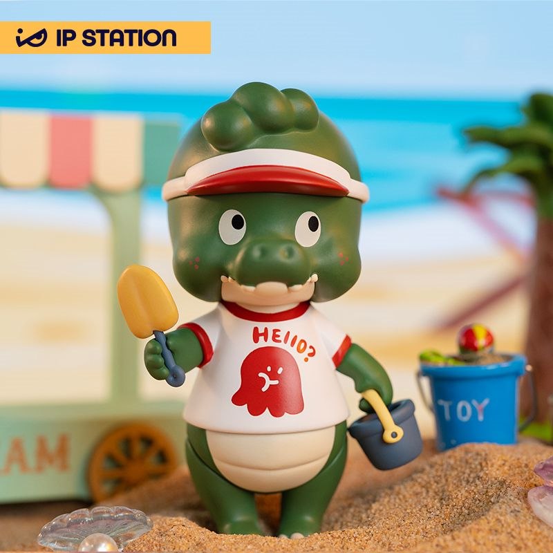 9.9元 ip小站旗舰店小鳄鱼Sean海边度假盲盒(qtRc2phbkhI)/