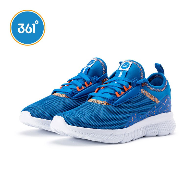 361度儿童男中大童春季轻便耐磨跑鞋，44.8元