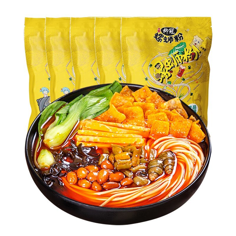 34.9元 柳冠食品旗舰店黄版经典螺蛳粉310g*7袋(qGCm2EQgMZE)/