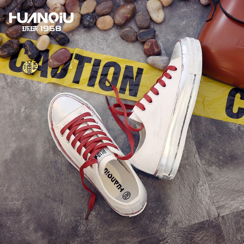 0点后下单 先领券 39元环球春季百搭原宿帆布鞋(G7sUXW5V8BX)/