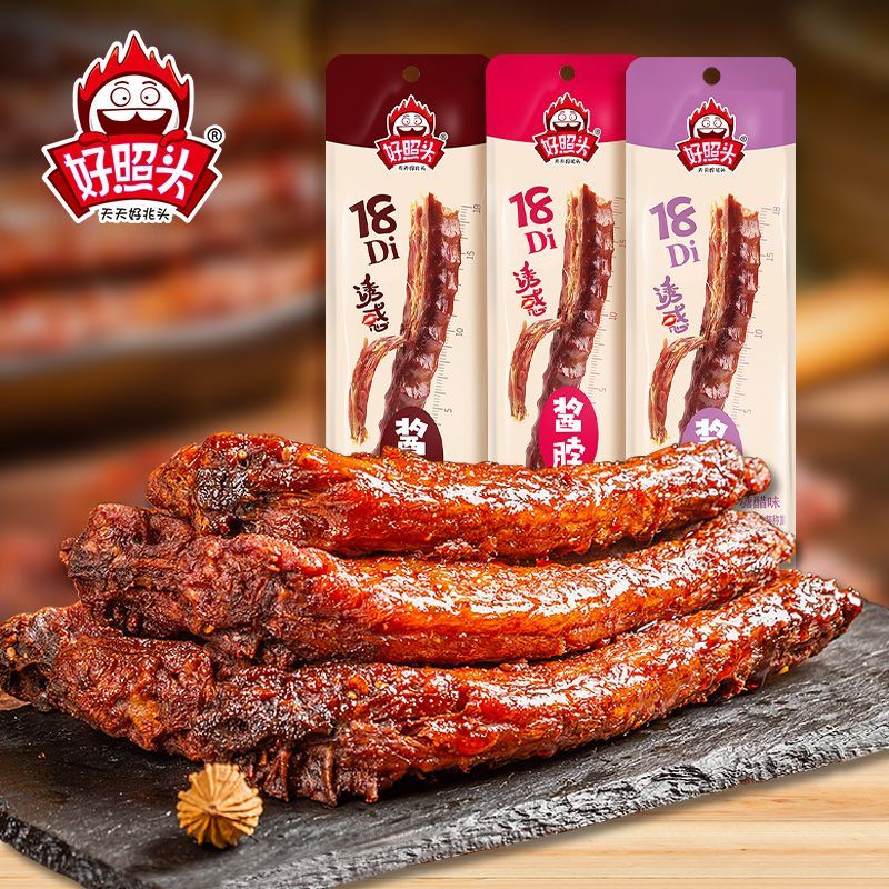 好照头 风干手撕烤脖约32克*30包