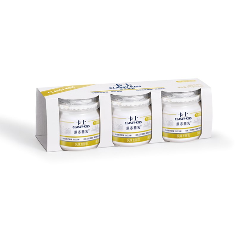 卡士   原态酪乳125g*3罐 低温酸奶酸牛奶