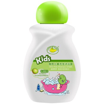 鳄鱼宝宝（CrocoBaby）橄榄儿童洗发沐浴露100ml（奇异果）二合一 滋养 呵护