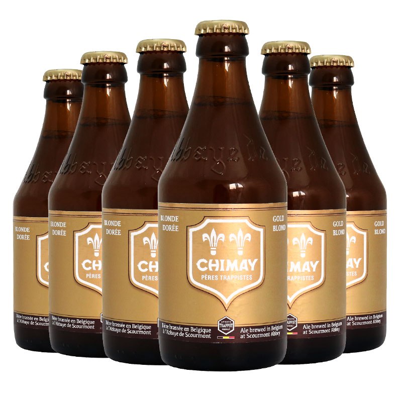 【京东自营】智美（Chimay）金帽啤酒组合装330ml 6瓶修道士精酿比利时进口