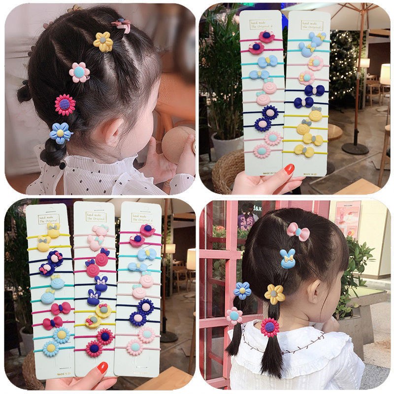 【款式可选】儿童头绳头饰可爱发饰皮筋卡通小女孩发绳不伤发发圈，0.38元