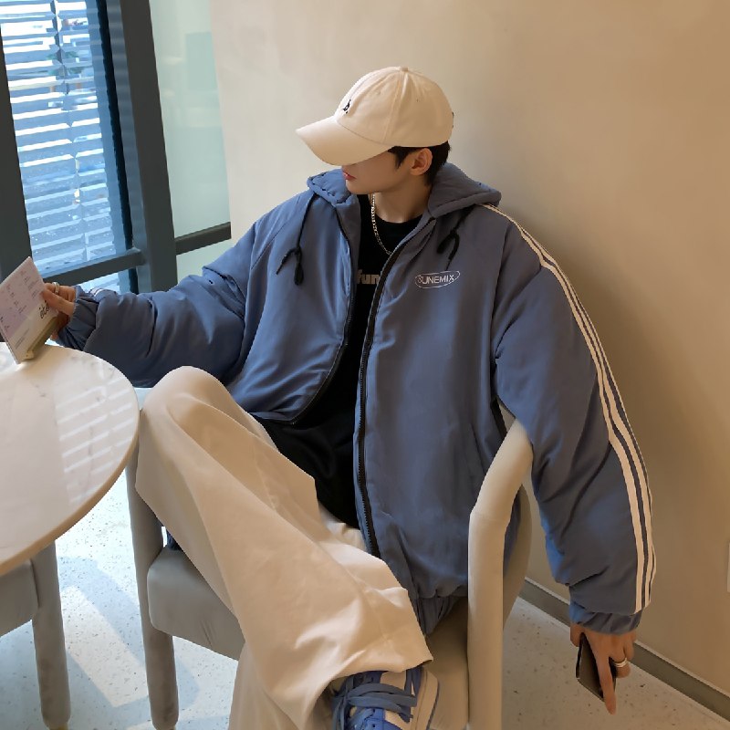 58元【文艺男女】千万粉丝原创店 8款可选男冬季宽松棉港风潮牌面包服(Rfdu2ZdL60K)/