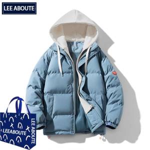 0点开始 领券后 99.9元Lee联名情侣假两件连帽棉服)VRvD2z5GYow)/ CZ11/去年超火的性价比之王棉服！