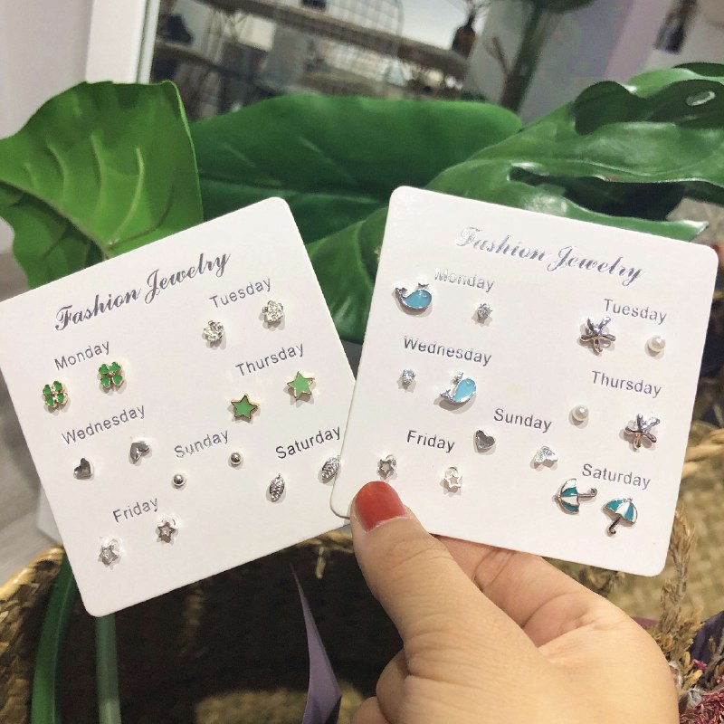 0点开始 3.9ins耳钉耳环项链7件套      (q5Rgc1uXVOO)  复制本消息打开【手机陶宝】查看