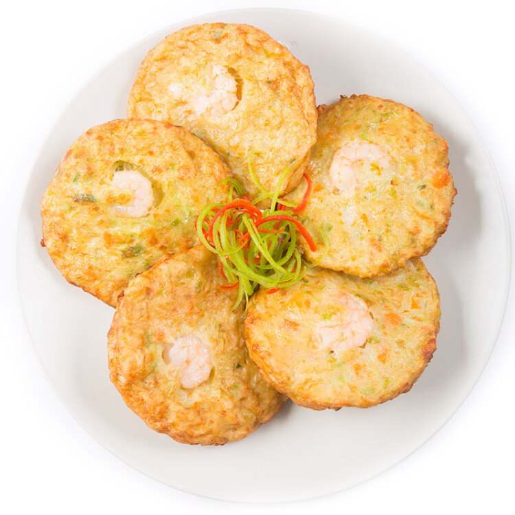 【京东】海大厨 冷冻营养海鲜早餐虾饼 480g 袋装 开袋煎食 无需缓化 早餐轻松做 煎炸小食 海鲜水产