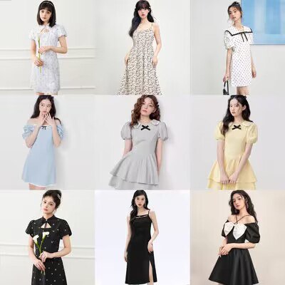 69💵起【乐町官方店】甜美风.爆窽夏季连衣裙合集)Vk5OdGSXcK0)/ CZ11//配色清新大方 气质甜妹拿捏窽式究极多 快去挑 夏日必备仙女们快把小裙子囤起来啦~