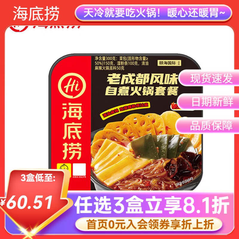 海底捞 自热火锅300g*1盒