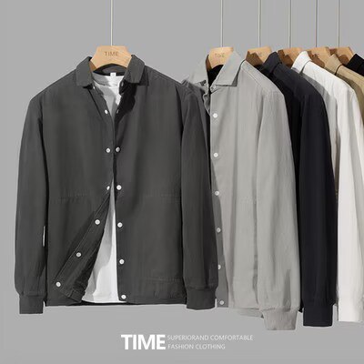 34元【无印良品工厂直营】春季新款日系男女百搭款衬衫)sSg8dOstdas)/ CZ11//休闲纯色 通勤穿着非常舒适抗菌优质面料 免烫易打理不缩水褪色 耐穿抗皱 超好穿