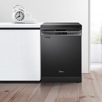 8日0点： Midea 美的 WQP12-W7635R-CN-R（J10) 13套 洗碗机，前一小时送价值200元京豆，到手3199元包邮