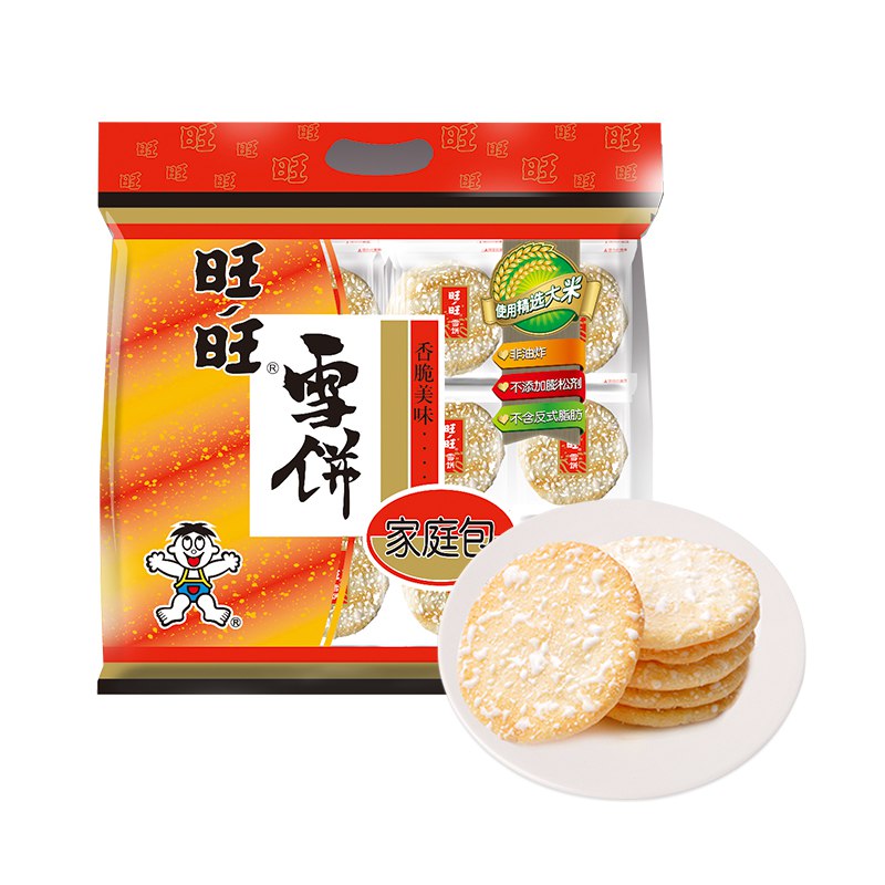 微信搜：微信支付小程序右下角“摇优惠”今日概率得10-3购物小程序卷旺旺 雪饼 原味 400g跳转京东app浏览详情页或加购物车砸金蛋如有砸20-5券京东购物小程序下单 叠1首单【6.48】返4卡