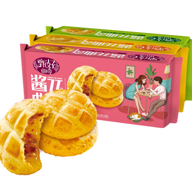 5件 拍5件到手18.9元达利集团旗舰店    好吃点甄好酱π爆浆曲奇(w797cJddYRs)/