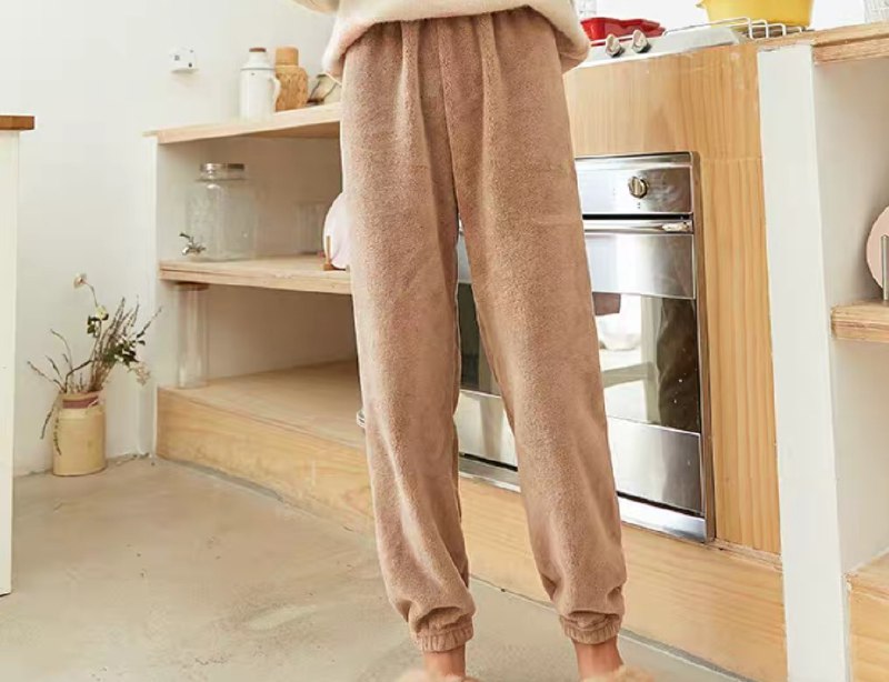 12.8元  多款可选珊瑚绒高腰暖暖裤居家裤(R2sBcFERrWC)/