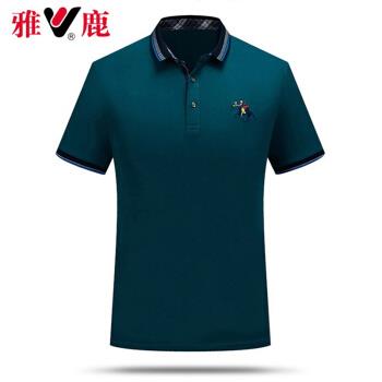雅鹿棉质短袖POLO衫*多色选择