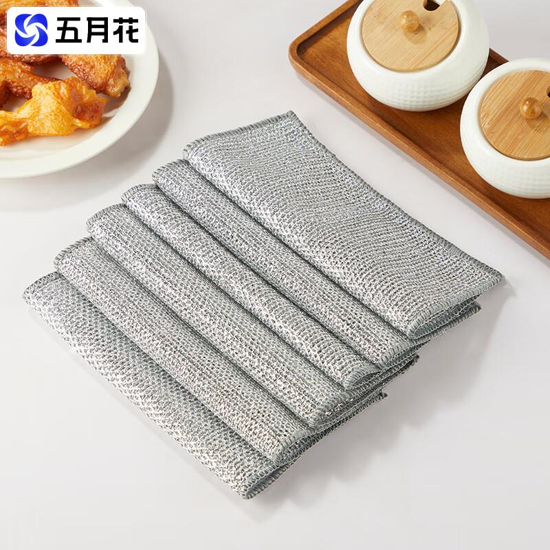 五月花银丝抹布5条装如砸5奍拍下0亓