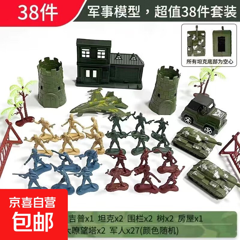 京喜 小兵人玩具模型团套装，拼团【1】