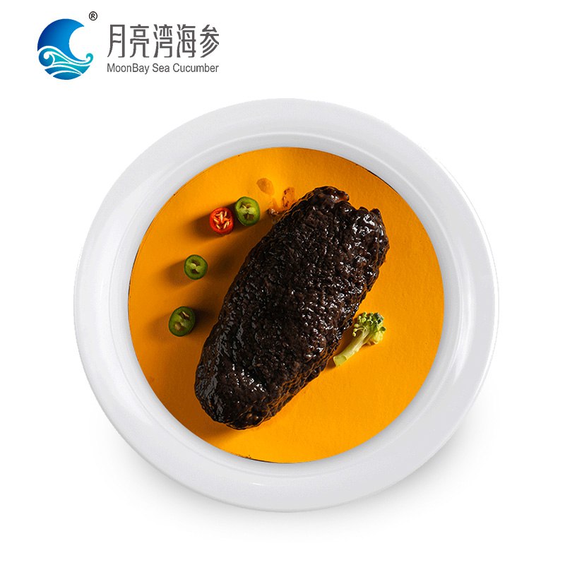 月亮湾即食冰岛红参500g进口切段即食海参