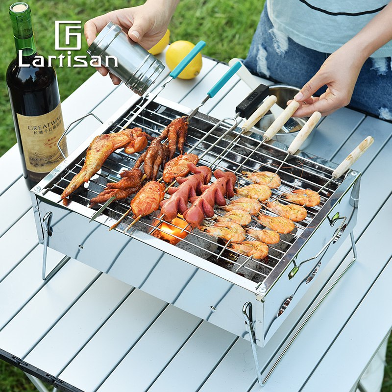 0点 Lartisan 便携不锈钢烧烤炉  (NzZL1GBeHQy)   16.8亓----------618每天三次紅包搜索：