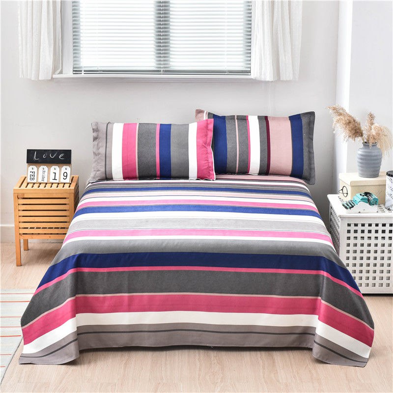 四季通亲肤床单单件学生宿舍单双人床1.5/1.8米网红儿童卡通ins风12.9元