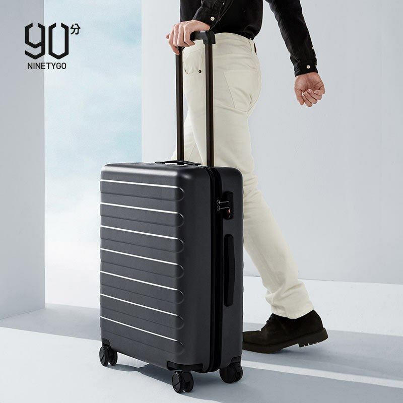 0点后下单 先领券199元小米生态链 90分旗舰店极简风大容量行李箱20寸(fwStcxA6OGg)/