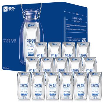 【京东】蒙牛 纯甄 常温酸牛奶 200g*16 礼盒装