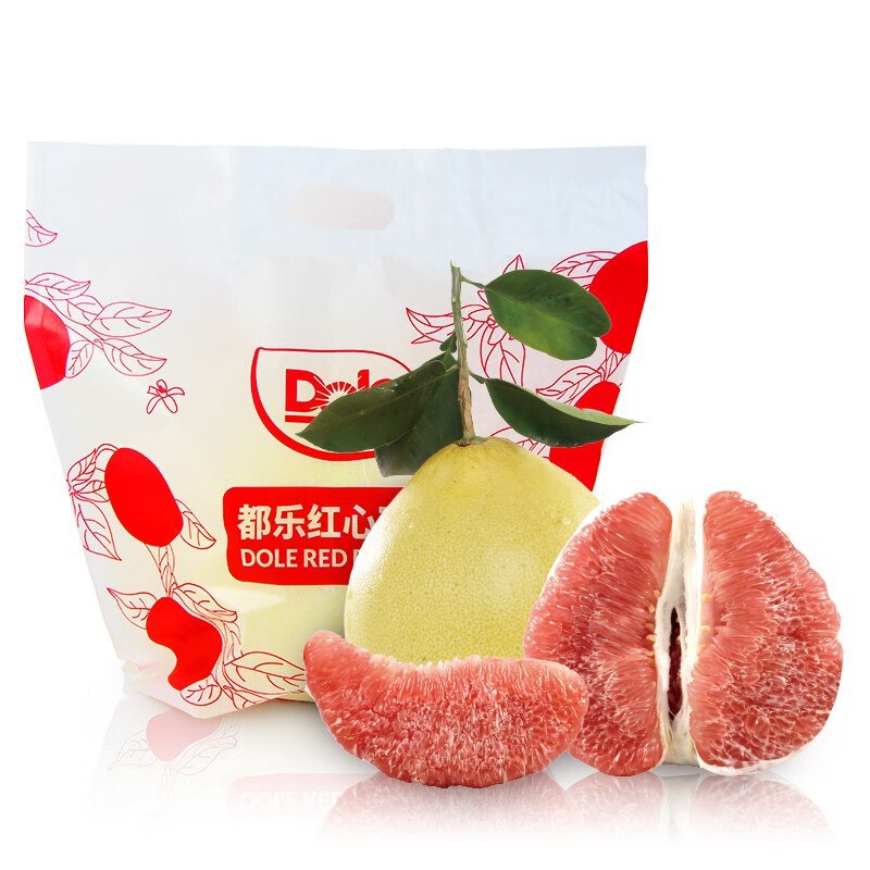 都乐Dole 国产红肉蜜柚 4只装/4斤