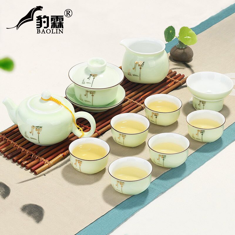 10点开始 拍下5.8元龙泉陶瓷功夫茶茶杯6只(PDorXHKWcKt)/