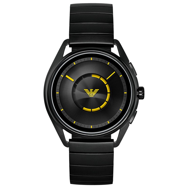 M - 阿玛尼手表 第4代欧美智能触屏腕表钢带男独立GPS定位心率监测快ART5007