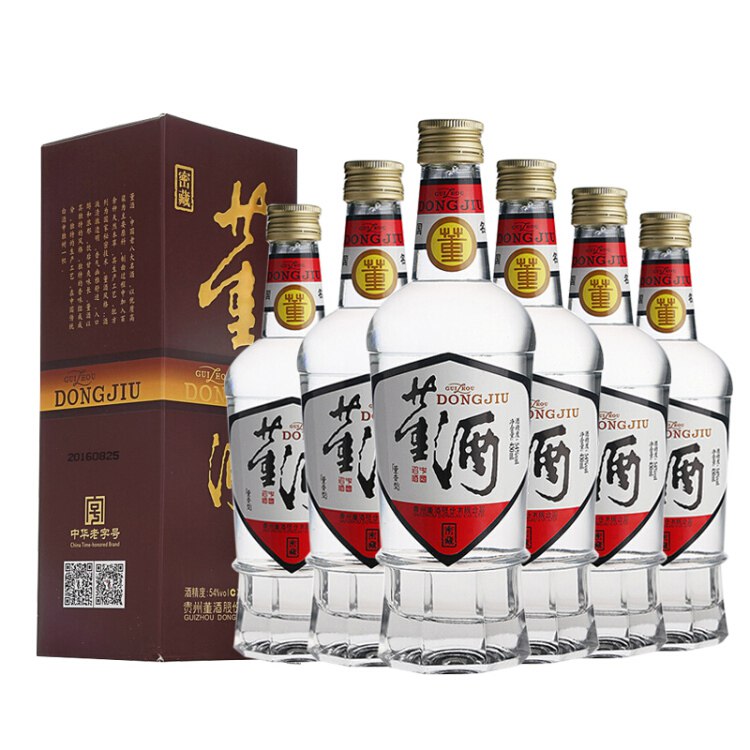 董酒 高度白酒 密藏 董香型 54度 500ml*6瓶 整箱装