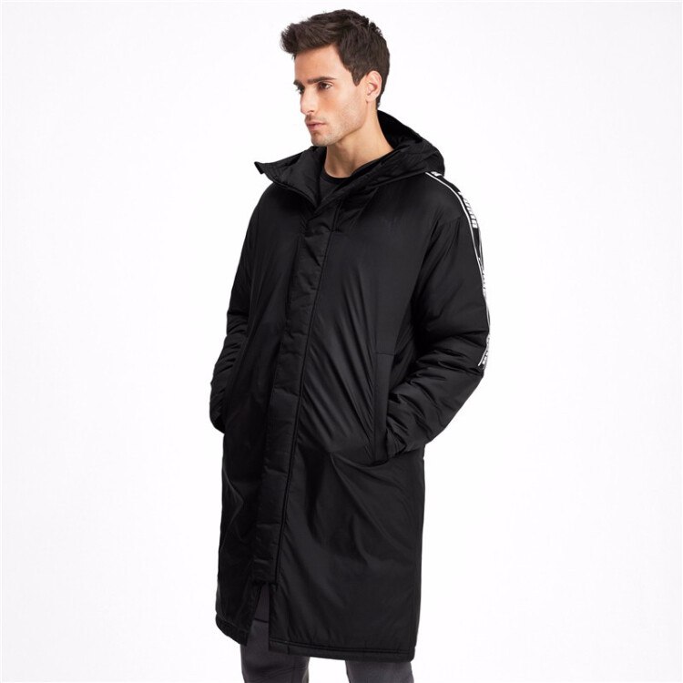 PUMA彪马官方 刘昊然同款 新款男女同款连帽长款夹棉外套 