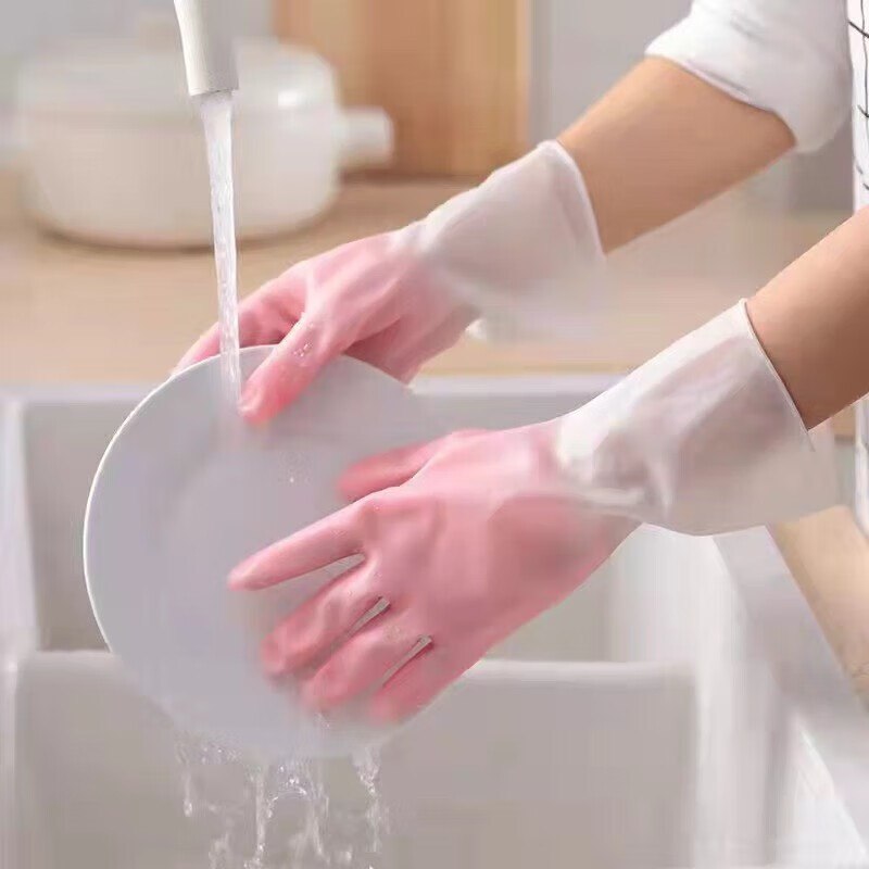 洋臣 洗碗防水橡胶手套 3双