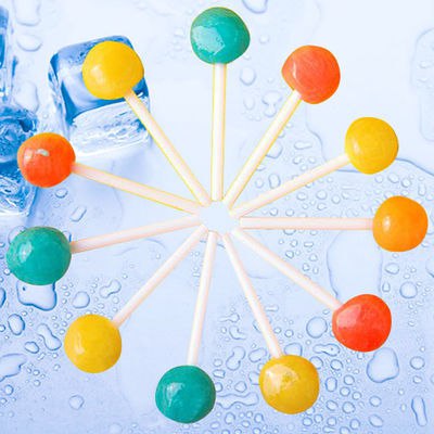 悠宝气泡棒棒糖水果味礼盒装批发l零食大礼包网红硬喜糖休闲零食