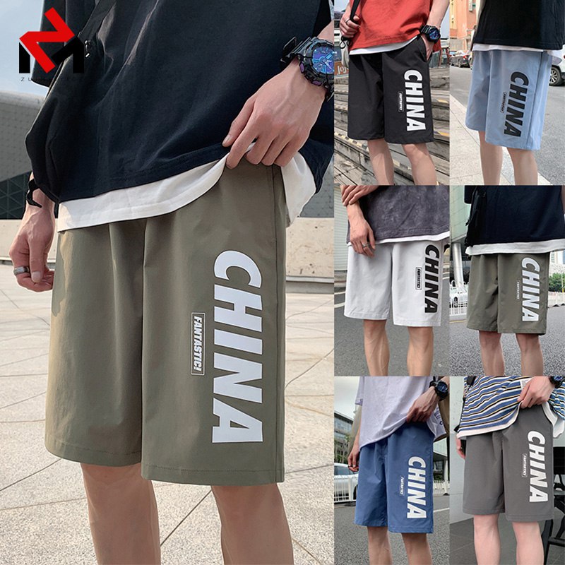 12点 前300件5折=19亓男运动五分沙滩裤  