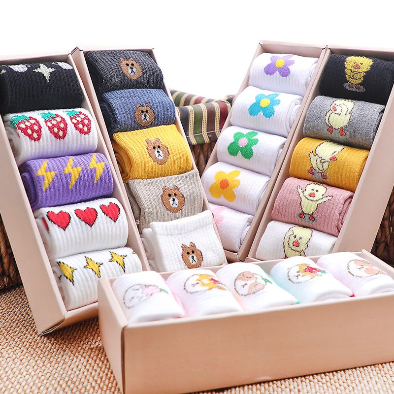 5双中筒袜，13.9 