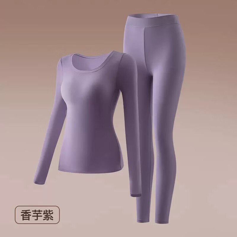 达芙妮带胸垫女士保暖孕妇套装