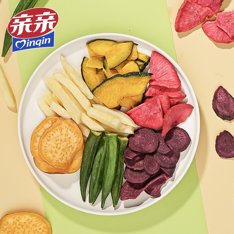 0点后下单 拍3件18.8元亲亲混合装脆脆蔬50g*6袋(aWuncA5hRo1)/