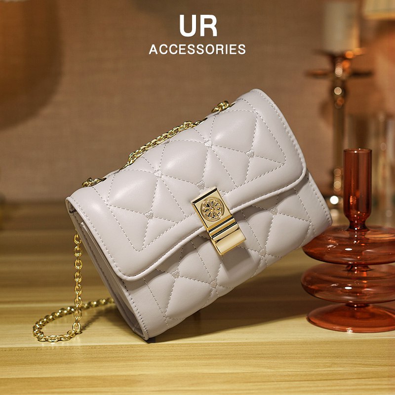 98元 UR箱包旗舰店简约菱格单肩斜挎链条包￥ZNty26ucGPc￥/